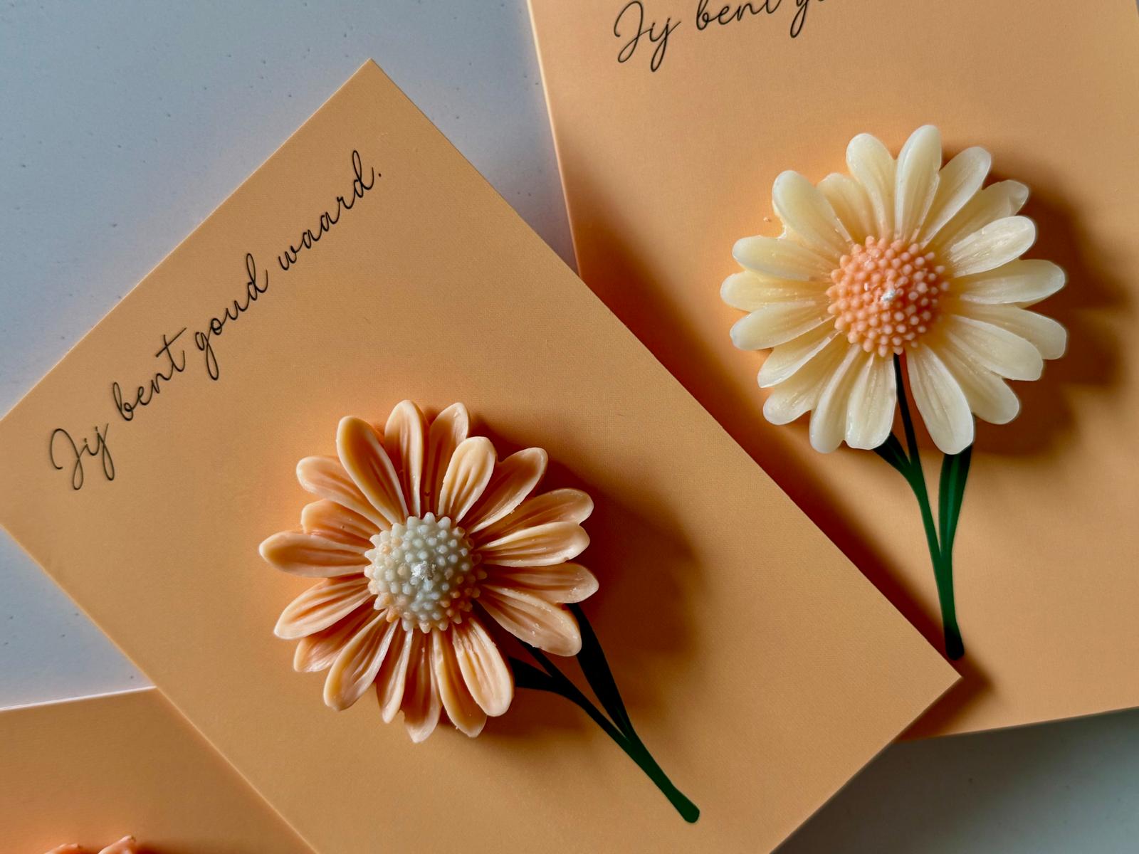 ECHO - Geurende Wenskaart met Wasbloem – “Jij bent de beste”